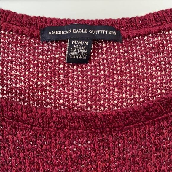 American Eagle Wine Color Sweater - Picture 4 of 6